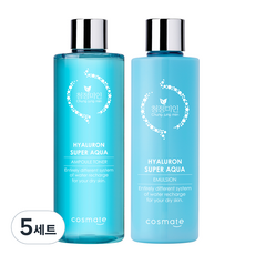 Chung jung miin Soo 玻尿酸安瓶精華護理化妝水 420g+乳液 300g 2款組, 5組