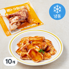 허닭 슬라이스 스팀 닭가슴살 데리야끼소스 (냉동), 100g, 10개, 1개입