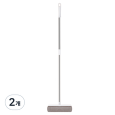 Dalkom Mood 多用途長度可調式紗窗長柄清潔刷, 2個, 灰色