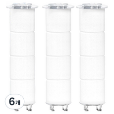 Imall Clean Dot 旅行用超迷你蓮蓬頭機身沉積物濾心, 6個, 無香