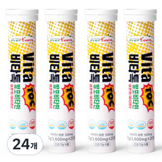 에버틴 비타톡 발포비타민 레몬맛, 20정, 24개