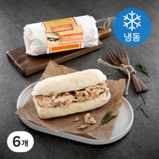 테이트 이탈밀 치킨머쉬룸 치아바타 샌드위치 (냉동), 165g, 1개입, 6개