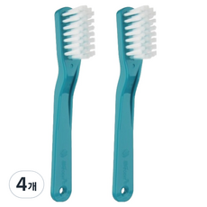 WEDENT 威登 假牙專用牙刷 綠色 WD729, 4個, 1入