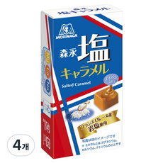 MORINAGA 森永 鹽味焦糖, 4個, 58.8g