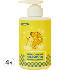 페티드 강아지용 그루밍 샴푸, 400ml, 1개입, 4개