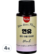 로티 아롬 식품향료 연유향, 4개, 30ml