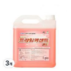 토일러 뉴프라임엑센트골드 욕실세정제, 4L, 3개