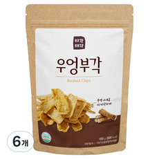 Tigak Taegak Seaworld牛蒡脆片 30g, 100g, 6個