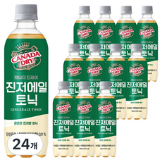 캐나다드라이 진저에일 토닉, 450ml, 24개