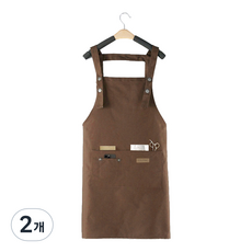 STOLIVING 咖啡師H型防水圍裙, 棕色