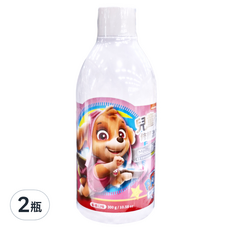 Lab52 齒妍堂 汪汪隊聯名款 兒童防蛀修護漱口水 蘋果口味 含氟量225ppm, 莓果, 300g, 2瓶