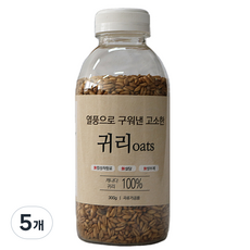 열풍으로 구워낸 고소한 귀리, 300g, 5개