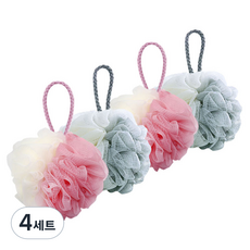 더자카 투톤 샤워볼 4p, F타입, 4개입, 4세트