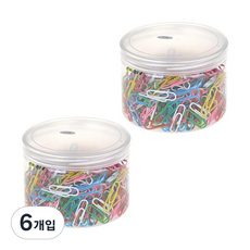 블루마토 컬러 클립1, 500개, 6개