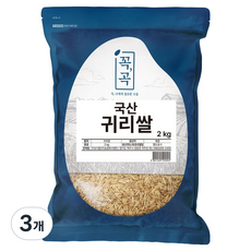 두보식품 국내산 귀리쌀, 2kg, 3개