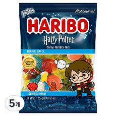하리보 해리포터 해리 젤리, 75g, 5개
