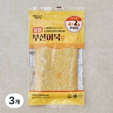 영자어묵 알뜰 부산 어묵사각, 180g, 3개