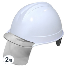 동명 ABE 투구형 투명창 보안경 안전모 DMS-D-3001SH, 화이트, 2개
