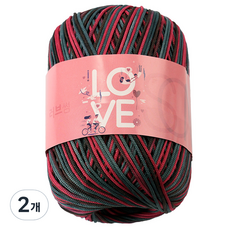 可愛的針織紗, 140卡其酒混合, 2個