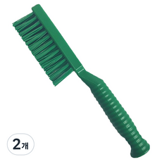 월드크린 하드 딱딱이솔 270 x 60 x 33 mm, 그린, 2개