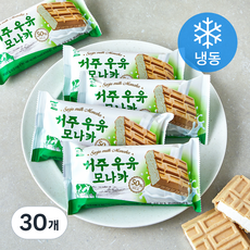 서주 우유 모나카 아이스크림 샌드 (냉동), 140ml, 1개입, 30개
