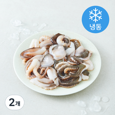 비비수산 손질 절단 주꾸미 (냉동), 2개, 500g(M)