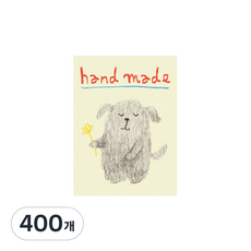 댕댕이가 전해줄게 스티커, 혼합색상, 400개