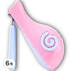 蝸牛嬰兒指甲剪, 6個, 粉紅色