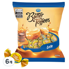 아코르 버터 토피 밀크, 500g, 6개