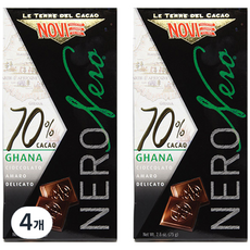 NOVI Nero 70%巧克力片, 4片, 75g