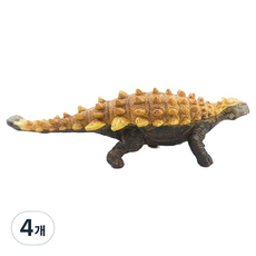 Bandi Toy 軟綿綿柔軟恐龍模型甲龍, 4個