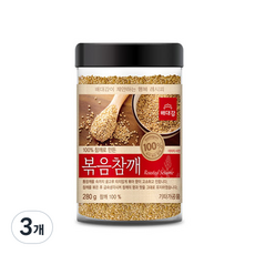 Baedaegam 焙炒芝麻, 280g, 3個