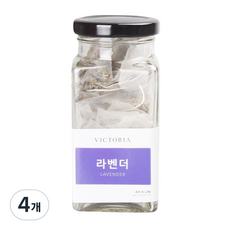 빅토리아 보틀 라벤더 차, 1g, 10개입, 4개