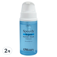 17아워즈 PDRN 스피디 아쿠아 버블 마스크, 2개, 95ml