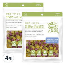 굿데이 강아지 맛있는 유산균껌, 블루베리 혼합맛, 300g, 4개