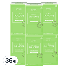 Natural Cotton Signature 標準型護墊, 加長, 28入, 36個