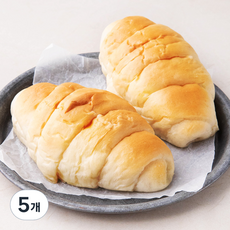 브로드카세 고소한 발효종 소금빵, 75g, 2개입, 5개