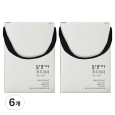 달방아 호두정과 솔티드 카라멜, 160g, 6개