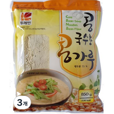 뚜레반 콩국수용 콩가루, 850g, 3개