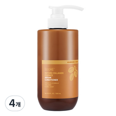 네이처 콜라겐 아르간 헤어 컨디셔너, 500ml, 4개