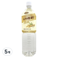 리치스 슈가시럽 골드, 1.5L, 5개