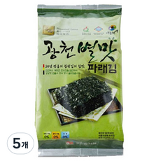 광천별맛김 파래김 도시락김, 15g, 5개