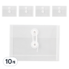 Tailstar 橫式文件便條紙收納盒, 透明, 10個