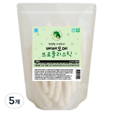 베베모메 유아용 스틱 떡뻥 유기농 과자, 브로콜리, 30g, 5개