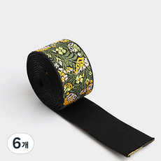 해피베어스 풀 블룸 가방끈 50mm, 6개, 옐로우