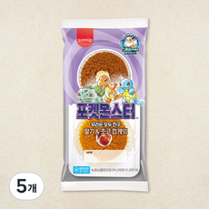 삼립 포켓몬 우리는 모두 친구 딸기 초코 컵케익, 84g, 5개, 1개입