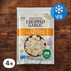 퀵쿠킹 웰팜 다진마늘 (냉동), 180g, 4개