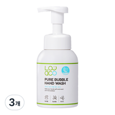 루아코 퓨어버블 핸드워시, 3개, 300ml