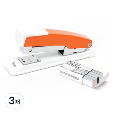 Peace Tools 彩色釘書機, 3個, 白色 + 橘色