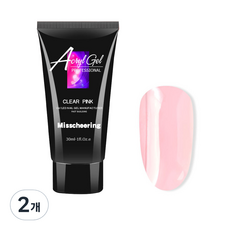 미스치어링 손톱 연장 재료 베이직 폴리젤, 2개